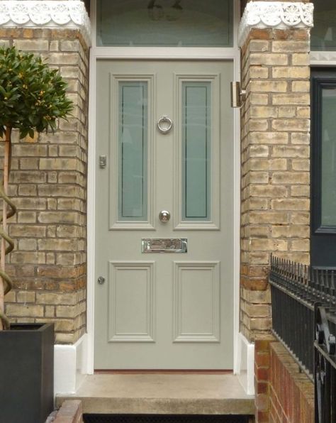 How To Enhance The Original Style Of Your Home - London Door Company Victorian Front Door, Front Door Colours, External Front Doors, Arched Front Door, Victorian Front Doors, Cottage Front Doors, Traditional Front Doors, Front Door Styles, Front Door Makeover