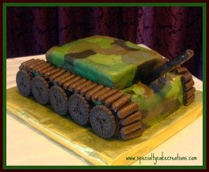 Specialty Army Tank Cake Army Tank Cake, Camo Cakes, Tank Cake, Army Cake, Army Birthday Parties, Military Cake, Army Tank, Specialty Cake, Big Cakes