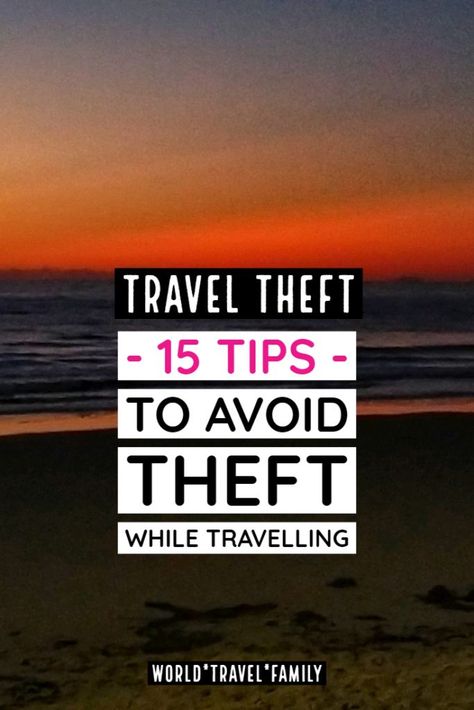 Travel Theft - 15 tips to avoid theft while travelling  ( Plus some real life travel theft experiences)- essential travel tips Travel Restaurant, Travel Security, Best Holiday Destinations, Travel Flight, Flight Travel, Travel Safety Tips, Packing Travel, Travel Safety, Travel Hotel