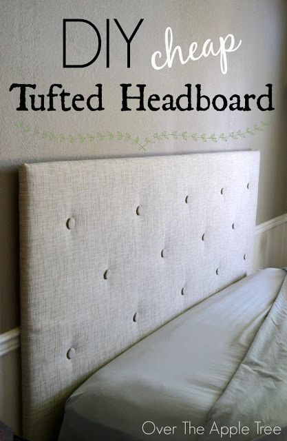 Throw together a faux headboard out of Styrofoam insulation board and your favorite fabric for a touch of luxe comfort. Cheap Headboard, Homemade Headboards, Cheap Diy Headboard, Styrofoam Insulation, Faux Headboard, Headboard Tutorial, Diy Home Decor For Apartments, Diy Headboard Upholstered, Insulation Board