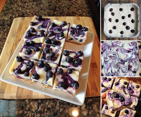 Blueberry Cheesecake Recipes, Keto Blueberry Cheesecake, Cheesecake Bars Easy, Blueberry Cheesecake Bars, Keto Chia Pudding, Easy Keto Diet, Keto Blueberry, Keto Recipes For Beginners, Chicken Bacon Ranch Casserole