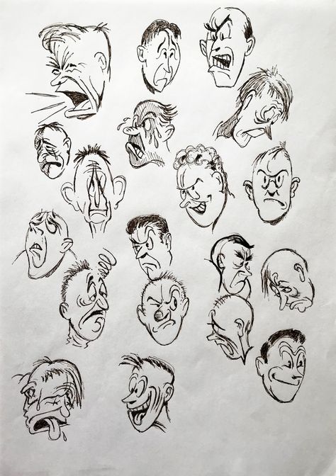 Editorial Cartooning Facial Expressions, Charter Drawings, Editorial Cartooning Journalism, Caricature Reference, Editorial Cartooning, Cartoon Faces Expressions, Facial Expressions Drawing, Easy Graffiti Drawings, Caricature Sketch