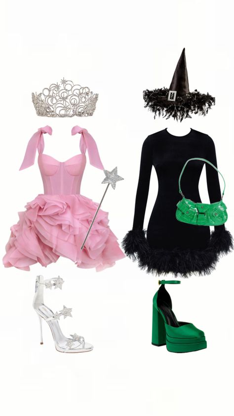 Elphaba Halloween Costume, Elphaba Costume, Glinda Costume, Wicked Costumes, Elphaba And Glinda, Style Mistakes, Disney Outfits, Halloween Outfits, Formal Wear