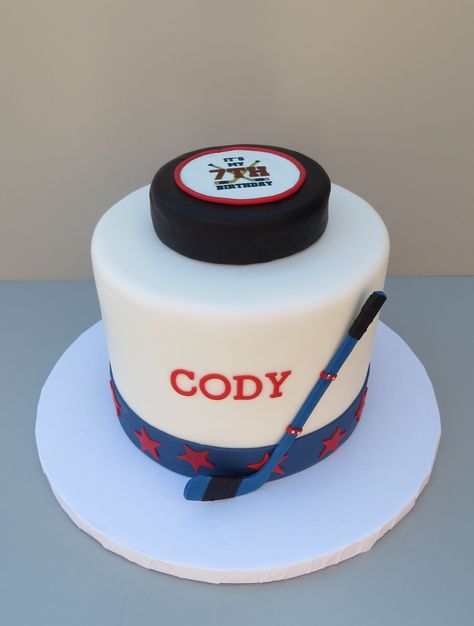 Hockey Stick Cake, Hockey Puck Cake, Puck Cake, Hockey Puck, Hockey Stick, Special People, Its My Birthday, Cake Ideas, Hockey