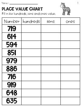 Place value worksheets are designed to help students understand our base 100 number system so they can work with numbers more confidently. Students will practice identifying hundreds, tens and ones, rounding numbers, and building 3 digit numbers.Worksheets Include:Plae Value Chart 10 pagesAnswer 10 pagesHow to use these worksheets:Math CentersMorning WorkHomeschoolingSkill Practice-------------------------------Click here for more resourcesAlways happy to hear your feedback :) 3 Digit Numbers Worksheets, Number System Worksheets, Number Words Worksheets, Rounding Numbers, Fun Math Worksheets, Kindergarten Anchor Charts, Place Value Activities, Place Value Chart, Place Value Worksheets