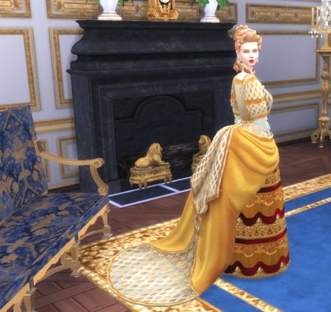 we're back to the sims 4! it's a request-turned-collaboration, which I am pretty happy about, because it was fun.        I am the author of the mesh (9030 polys) and... only 3 swatches. sorry for breakin… Historical Cc Sims 4, Sims 4 Cc Clothes Maxis Match Coquette, Sims 4 Edwardian, Sims 4 Medieval Hair, Mantua Dress, Sims 4 Victorian Cc, Sims 4 Cc Medieval, 1500 Fashion, Sims 4 Infant Cc