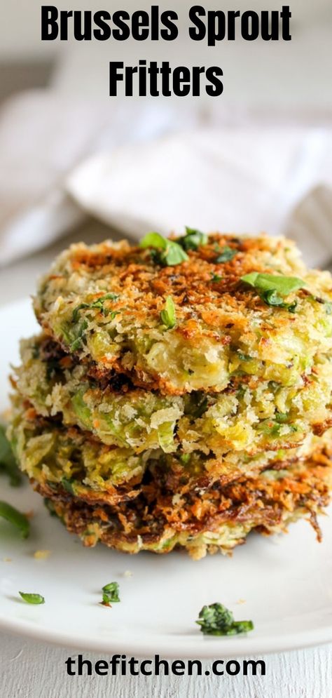 Brussels Sprout Fritters Brussel Sprouts Breakfast, Brussel Sprout Fritters, Brussels Sprouts Breakfast, Brussel Sprout Hashbrowns, Brussels Sprout Breakfast, Recipes Using Brussel Sprouts, Brussel Sprout Breakfast, Leftover Brussel Sprouts Recipe, Brussel Sprout Meals