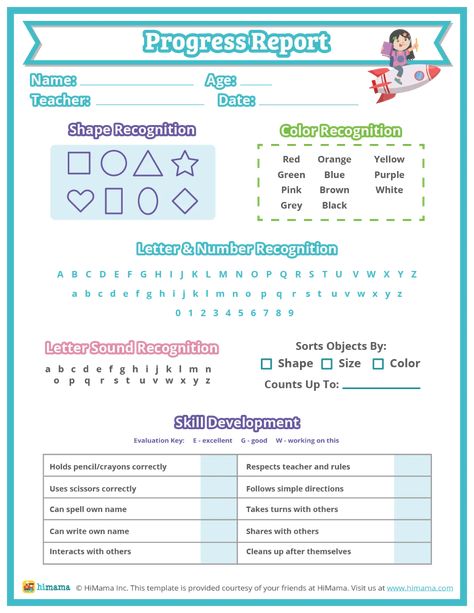 Assessment For Preschool Free Printable, Pre K Evaluation Preschool Assessment, Grade R Report Card Template, Report Card Template For Kindergarten, Weekly Progress Report Preschool, Daycare Progress Report, Childcare Forms Templates Free Printable, Progress Report For Kindergarten, Preschool Yearly Curriculum