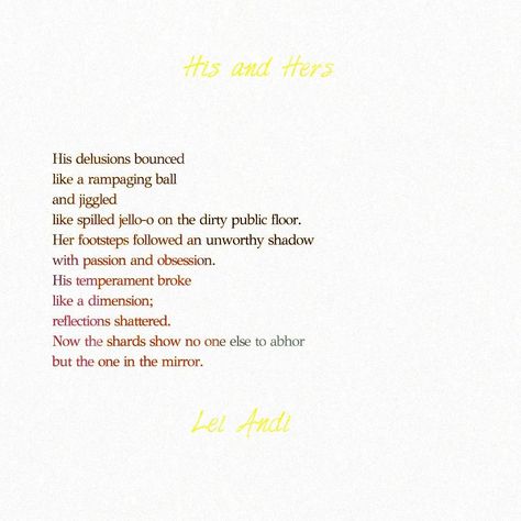 when projecting the shadow self ends . . . ▪︎ written and created by Lei Andi @leileileiwrites 🖊 ▪︎ always thankful ▪︎ 🌸🌺🌻🌷 🖋 a healing Tuesday I've been playing with the season. I'm having fun. This piece is twisted and dark, like a psychothriller but it gives back what should originally be kept: the projected shadow self. Yesterday I was very eager to write an intro for my narrative essay about sea monsters but today, I have been slow. I wish I can proceed but maybe tomorrow, I'll have m... Shadow Self, Maybe Tomorrow, Narrative Essay, The Shard, Sea Monsters, She & Him, The Shadow, Giving Back, Having Fun