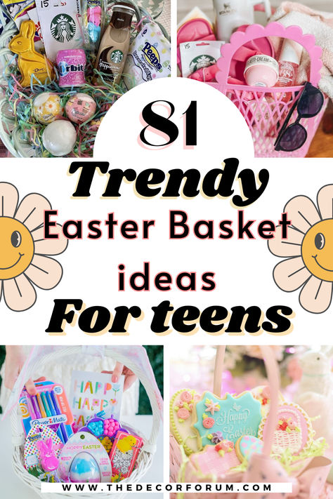 81 Easter basket ideas for teens with filling items that teens love, trendy items for teens for Easter Teen Basket Ideas, Easter Ideas For Teens, Easter Basket For Teens, Teen Easter Basket Ideas, Easter Baskets For Teens, Easter Basket Ideas For Teens, Teen Easter, Teen Easter Basket, Easter Basket Themes