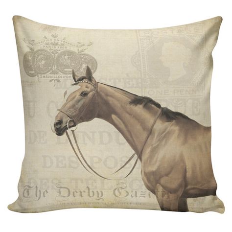 Equestrian Christmas, Horse Art Ideas, Pillow Making, Horse Pillow, Pillows Ideas, Grain Sack Pillows, Antique Horse, Fox Hunt, Spring Pillows