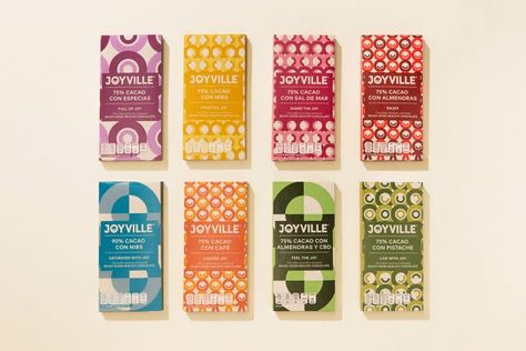 Joyville Chocolate Brand Identity & Packaging Design by Parámetro Studio Metal Furniture Design, Organic Chocolate, Chocolate Brands, Chocolate Packaging, Best Chocolate, Refined Sugar, Chocolate Box, Chocolate Bar, Creative Process