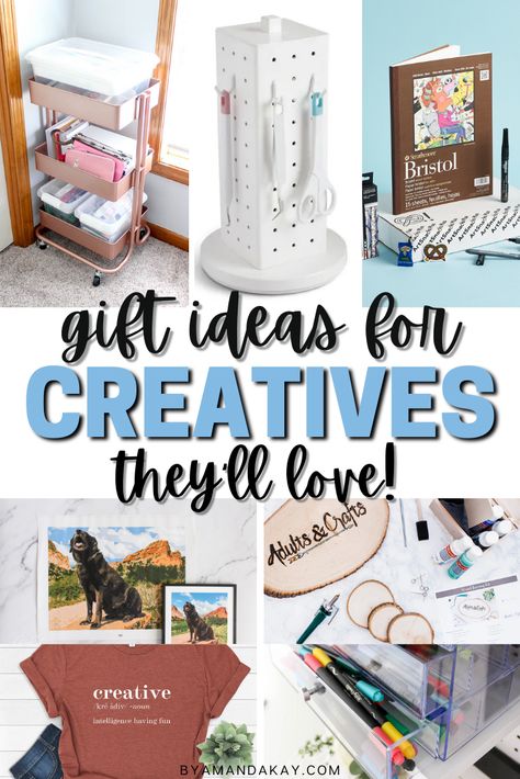 Unique Diy Gift Ideas, Painting Gift Ideas, Amanda Kay, List Of Gift Ideas, Oil Based Sharpie, Art Supplies Storage, Marker Storage, Acrylic Ornaments, Sustainable Decor