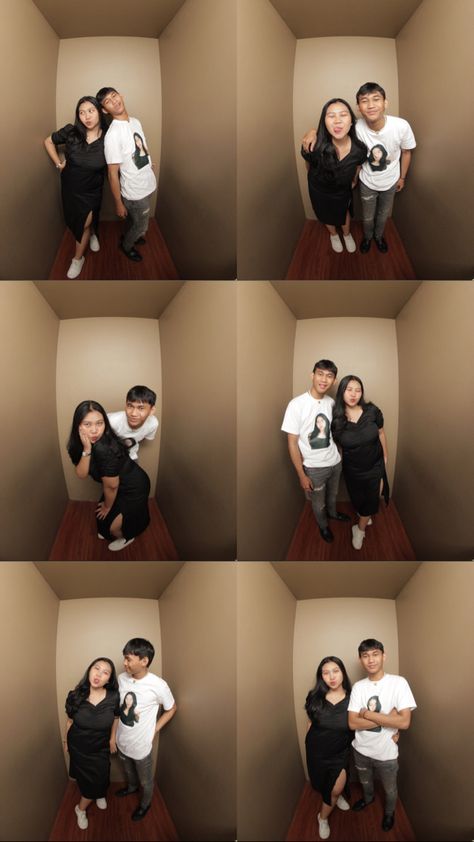 Fotobooth Ideas, Photo Box Couple, Photo Box Couple Pose, Photobox Couple, Photobox Ideas Pose Couple, Iphone In Hand, Photobox Ideas, Photobox Pose, Self Foto