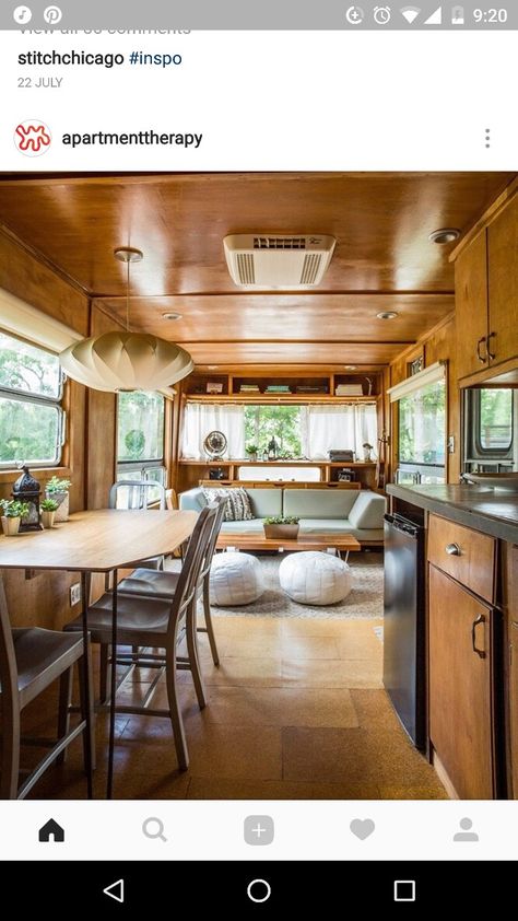 Homestead Apartment, Wohne Im Tiny House, Rv Interior Remodel, Airstream Remodel, Nest Building, Airstream Interior, Bus Living, Kombi Home, Trailer Interior