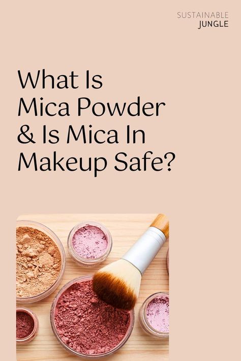 What Is Mica Powder & Is Mica In Makeup Safe? Diy Lipstick With Mica Powder, Mica Powder Makeup Diy, Mica Powder Eyeshadow Diy, Diy Makeup Foundation, Diy Eyeshadow, Powder Sunscreen, Homemade Skincare, Homemade Makeup, Diy Lipstick