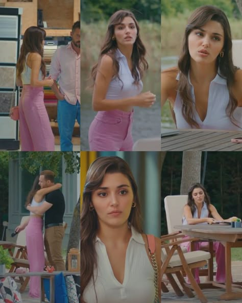 Hande Ercel Outfit, Hande Erçel Outfits, Handy Ercel Outfits, Hande Ercel Casual Outfits, Eda Yildiz Outfits, Eda Yildiz Outfits Summer, Eda Yildiz Outfits Season 2, Eda Yildiz Blue Outfits, Eda Outfits