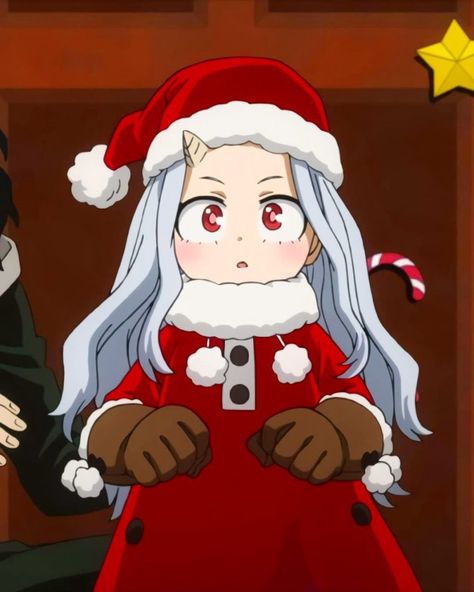 Eri Pfp Bnha, Eri Christmas, Mha Christmas Pfp, Eri Pfp, My Hero Academia Christmas, Eri My Hero Academia, Spaider Man, Merry Christmas Wallpaper, Snk Cosplay