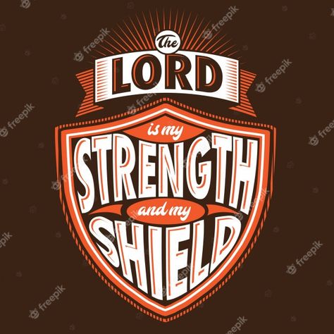 The Lord Is My Strength, Vector Typography, My Strength, Our Lord, Cricut Cut Files, Cricut Cut, Me Me Me Song, God Is Good, Christian Gifts