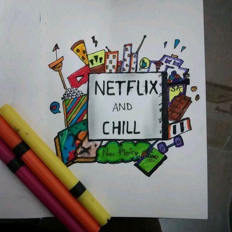 #doodle#netflix#chill#followmyaccount Netflix Chill, Netflix And Chill, You Tried, Doodles, Drawings, Pins, Quick Saves