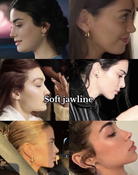 Soft Jawline Women, Soft Jawline Aesthetic, Soft Jawline, Jawline Aesthetic, Payton Core, Actress Style, Success Plan, Femininity Tips, Wax Roller