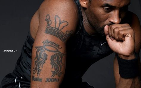 Arm Tattoos With Meaning, 27 Tattoo, Basketball Tattoos, Cristiano Ronaldo Real Madrid, Dez Bryant, Kobe Bryant Black Mamba, Chicano Tattoos, Kobe Bryant Wallpaper, Black Mamba