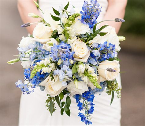 Those who are going to marry in fall can’t miss the best flowers in season in October. Here is the comprehensive guide for the best October flowers to decorate your event. Wedding Bouquet Delphinium, Dark Blue Delphinium Bouquet, Blue Brides Bouquet, Wedding Flowers Hydrangea Bouquet, Bridal Bouquet Delphinium, Delphinium Flower Bouquet, Delphinium Wedding Bouquet, Blue Delphinium Wedding, Blue Delphinium Bouquet