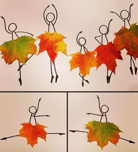 Thanksgiving Crafts Preschool, Kids Fall Crafts, Fall Arts And Crafts, Toddler Arts And Crafts, Leaf Crafts, Creative Activities For Kids, Fall Crafts For Kids, Autumn Crafts, Art Activities For Kids