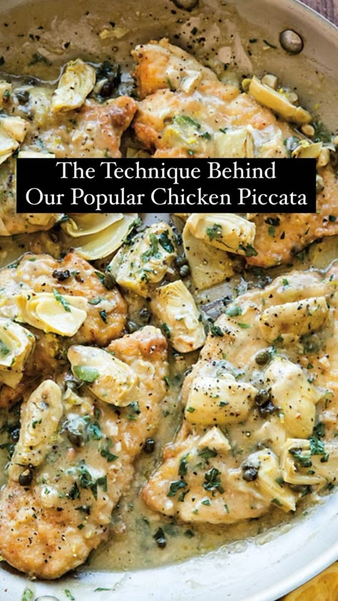 Chicken Piccata With Artichokes Williams Sonoma, Williams Sonoma Chicken Picatta With Artichokes, Make Ahead Chicken Piccata For A Crowd, Chicken Piccata For A Crowd, Veal Piccata Recipe Giada, Make Ahead Chicken Piccata, Chicken Piccata With Artichokes Recipe, Chicken Piccata Casserole, Giada Chicken Piccata