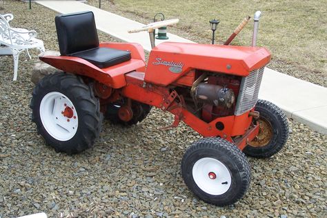 My husbands new old tractor. another words his lawn orniment Old Lawn Tractor, Old Tractor, Classic Tractor, Garden Tractor, Lawn Tractor, Riding Lawnmower, Lawn Mower, Tractor, Outdoor Power Equipment