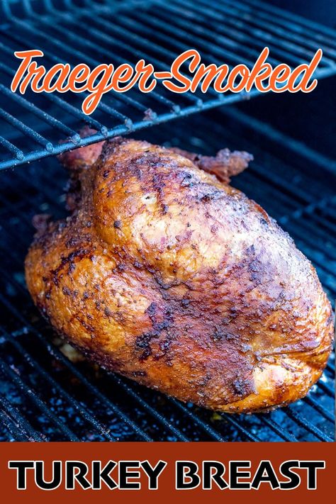 Turkey Breast On Traeger Grill, Turkey Breast On The Traeger, Turkey Breast On Traeger, Pellet Smoker Turkey Breast, Turkey Breast On Pellet Smoker, Smoked Turkey Breast Recipes Traeger, Traeger Smoked Turkey Breast, Smoked Turkey Breast On Pellet Grill, Turkey Breast On Pellet Grill