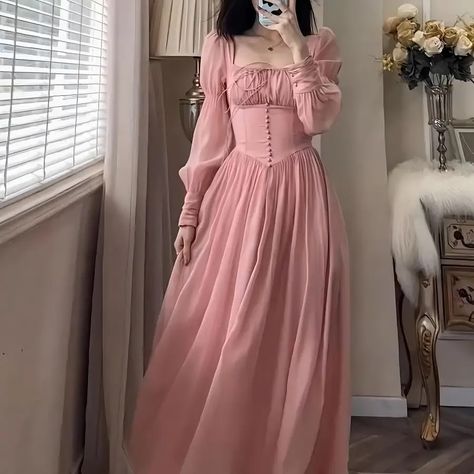 Feel like royalty in our Long Sleeve Corset Princess Dress 👑 Visit the link in bio to shop our products 🛍️ Refer to our website for size charts 🫶🏻 Happy Shopping! #fyp #foryou #clothingbrand #instafashion #elegantfashion #timelessstyle #summerdress Midi Wedding Guest Dress, Midi Dress Elegant, Princess Prom Dresses, Pink Corset, Office Dresses For Women, Corset Dress Prom, Dress 2024, Midi Dress With Sleeves, Lantern Sleeve