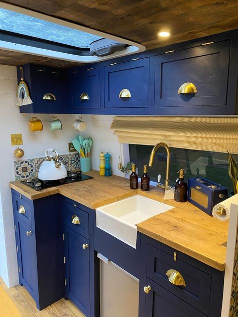 Campervan Kitchen, Camper Van Kitchen, Van Kitchen, What To Think About, Narrowboat Interiors, Mobile Home Kitchen, Camper Kitchen, Kitchen Unit, Van Conversion Interior