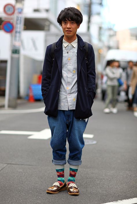 Tokyo Baggy Jeans | Street Fashion | Street Peeper | Global Street Fashion and Street Style Japan Fashion Street Men, Asian Street Fashion Men, Japan Style Outfits, Japan Street Fashion, Japan Men Fashion, Japanese Winter Fashion, Japan Winter Fashion, Japanese Street Fashion Men, Japanese Mens Fashion