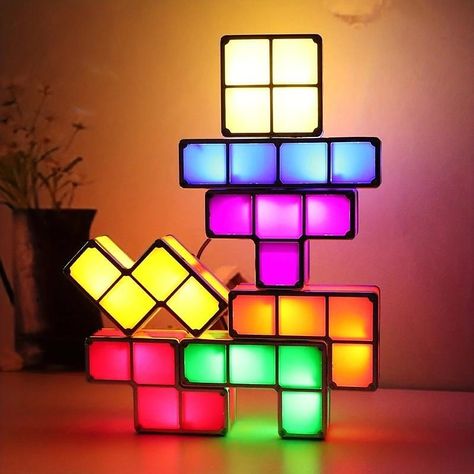 Suitable Rooms:Indoor; Listing Date:07/20/2023 Diy Tangram, Puzzle Night, Night Lamp For Bedroom, Gifts For Teenagers, Teens Bedroom, Puzzle Table, Lamp For Kids, Desk Lamps Bedroom, Furniture Selection