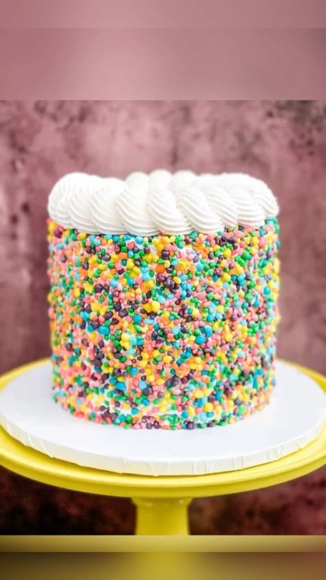 Glow-up Cakes! 🎂🎂 | cake | Glow-up Cakes! | By Neurotic Mom Delicious Recipes Dessert, Nerds Cake, Nerd Cake, At Home Easy Recipes, Food To Make At Home, Moist Cupcake Recipes, Nerd Birthday, Moist Cupcakes, Nerds Candy