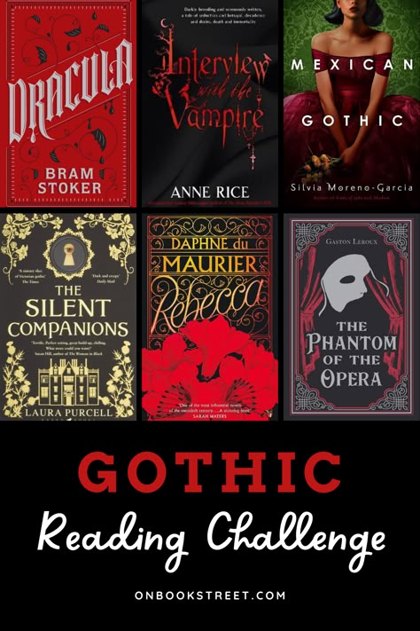 Best Books All Time, Classic Horror Books To Read, Best Gothic Novels, Gothic Literature Recommendations, Gothic Romance Novels, Modern Literature Novels, Gothic Classic Books, Gothic Novels Reading Lists, Books To Read Around Halloween