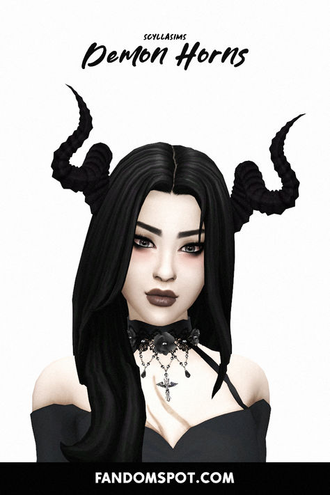 # 16 in our list of custom succubus/demon CC for The Sims 4. Find these curled horns in a variety of styles and colors, all in maxis-match. Sims 4 Cc Demon Skin, Sims 4 Cc Maxis Match Occult, Sims 4 Demon Cc Patreon, Sims 4 Scream Mask, Ts4 Horns Cc, Sims 4 Cc Succubus Tattoo, Sims Horns Cc, Sims 4 Antlers Cc, Sims 4 Occult Skin