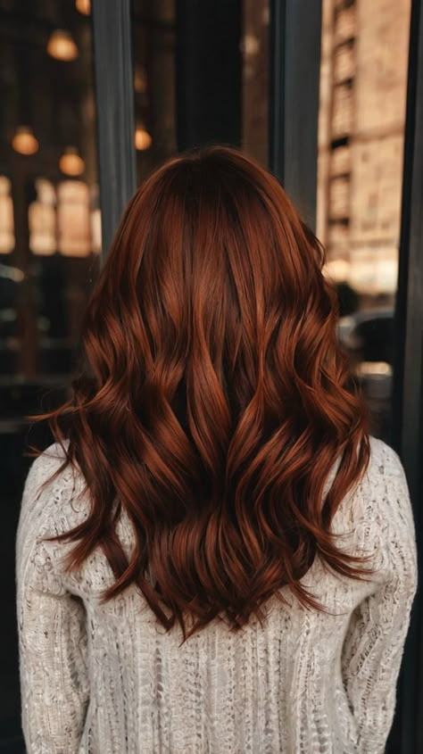 fall hair color dark copper Brown To Ginger Hair Before And After, Copper Hair Dark Eyebrows, Mahagony Copper Hair, Copper Hair With Curtain Bangs, Brownish Copper Hair, Deep Copper Hair Color Dark Auburn, Short Dark Copper Hair, Black Copper Hair, Dark Ginger Hair Color