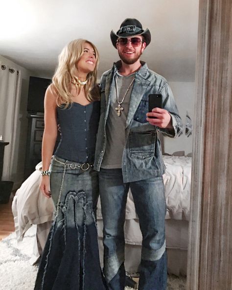 Britney Spears & Justin Timberlake Denim Costume Britney And Justin Denim Costume, Justin Timberlake Denim, Britney Spears Denim, Britney Spears Costume Ideas, Denim Costume, Denim And Diamonds Party Outfit, Britney Spears Justin Timberlake, Britney Spears Costume, Newborn Halloween Costumes