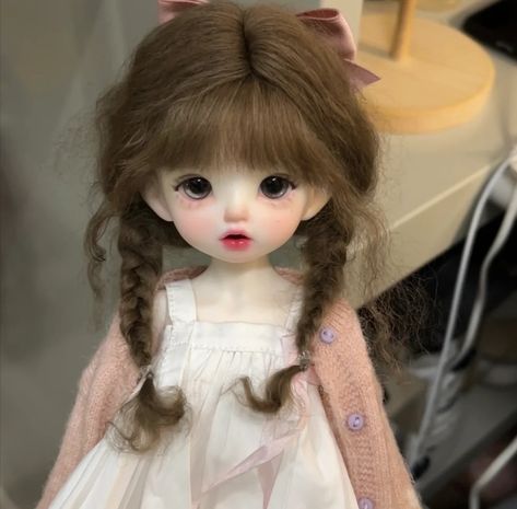 Korean Doll, Bjd Outfits, New Monster High Dolls, Bjd Dolls Girls, Korean Short Hair, Blythe Doll Dress, Kawaii Doll, Realistic Dolls, Anime Dolls