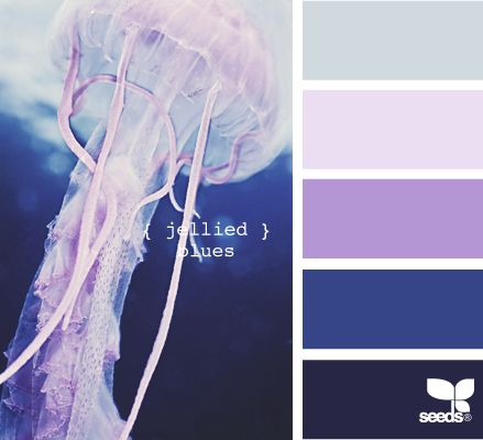 blues and purples Purple And Navy, Blue And Lavender, Hue Color, Blue Palette, Design Seeds, World Of Color, Colour Schemes, Color Pallets, Color Swatches