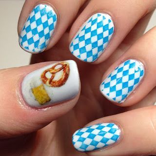 oktoberfest Octoberfest Nails Oktoberfest, Octoberfest Nails, Oktoberfest Nails, Nagel Design, Work Parties, Oktoberfest Party, Nail Pictures, Gel Art, Festival Nails