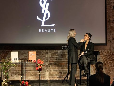 YSL Beauté launches new products with exclusive makeup masterclass - Retail Beauty Makeup Masterclass Event, Frosty Pink Lipstick, Makeup Event, Blue Eye Shadow, Makeup Masterclass, Shadow Matching, Loreal Makeup, Orange Blush, Summer Series