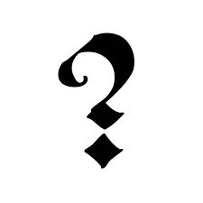 Calligraphy Question Mark, Question Mark Typography, Question Mark Drawing, Question Mark Aesthetic, Question Mark Art, Question Mark Tattoo, Question Mark Face, Question Mark Design, Question Mark Icon