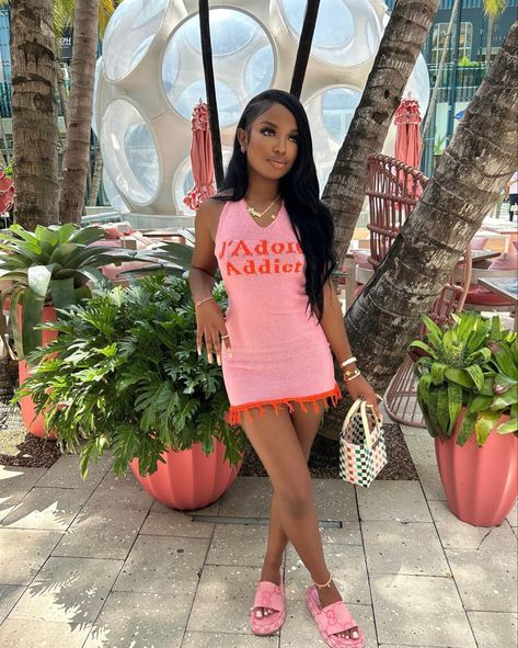 Aruba Outfits Black Women, Fashion Nova Vacation Outfits, Atl Trip Outfits, Vacation Outfit Black Women, Two Piece Outfits Black Women, Boat Outfit Black Women, Houston Vacation Outfits, Summer Baddie Outfits Instagram, Spring Break Outfits Black Women