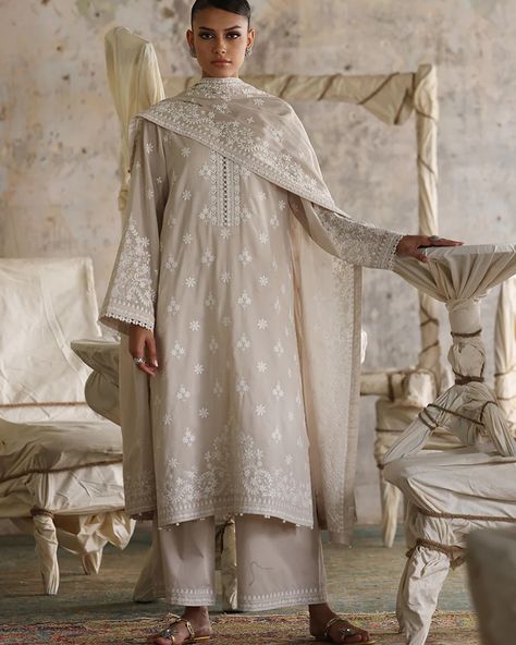 Chikankari embroidered pret Shop : www.brandaffection.uk Link in bio 👆 #chikankari #cottonsuits #fyp #foryoupage #fypuk🇬🇧📍 #trending #foryou Chikankari suits , cotton embroidered suits , ready to wear , pakistani designer suits Lace Embellishments, Organza Suits, Chikankari Suits, Embroidered Suit, Pakistani Designer Suits, Embroidered Sleeves, Embroidered Dupatta, Dresses Chiffon, Cotton Suits