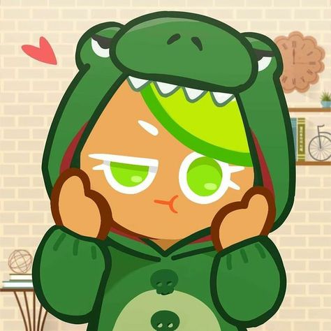 edit by UNWANTEDCARNIVAL [IG] Cookie Run Kingdom Stickers, Crk Pfps, Dino Cookies, Cookie Run Kingdom Characters, Cookie Run Pfp, Crk Icons, Dinosaur Costumes, Cookies Hoodie, Herb Cookie