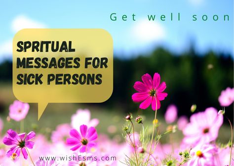 Messages for sick person - Wishes, Messages & Quotes Wishes For Sick Person, Quotes For Sick Person, Sick Person, Get Well Soon Messages, Prayer Message, I Wish You Well, Messages Quotes, Wish You Well, Message Quotes