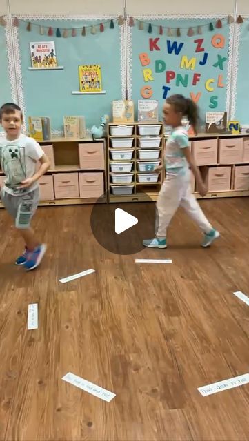 Sharyn Kish on Instagram: "Musical sentences are a fun way to practice decoding  skills and build fluency! I use sentences from my #ortongillingham or @ufliteracy lessons. Low prep and HIGH engagement activities are my favorite. Follow for more! 💗

How to play:
Write out (or type out) your decodable sentences. I use different colors for each skill group. Have students walk around them in a circle while you play music. When the music stops students practice reading their sentences. Repeat. 

#kinder #kindergartenactivities #phonicsactivities #phonics #fluency #firstgrade #secondgrade #homeschooling #teachersfollowteachers #teachersofinstagram #teacherspayteachers #explore #explorepage @imse_og" Type Of Sentences Activities, Sentence Activity Grade 2, Kinds Of Sentences Activities, Types Of Sentences Activities, Sentence Games, Reading Fluency Games, Phonics Games For Kids, Decodable Sentences, Decoding Activities